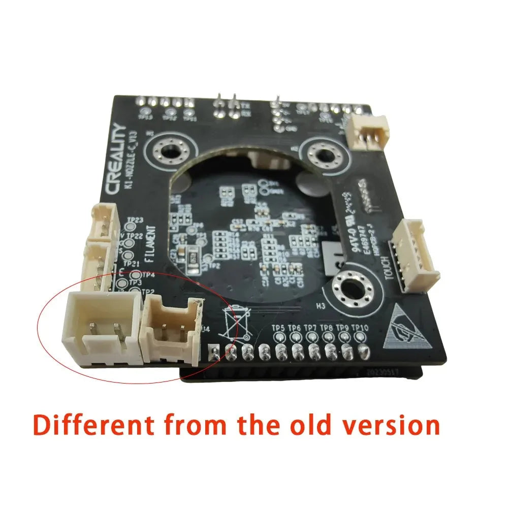 Creality K1/K1C/K1 Max 2025 – Kit Hotend Nueva Versión + Placa PCBA Adaptadora T9 GD32F303CBT6