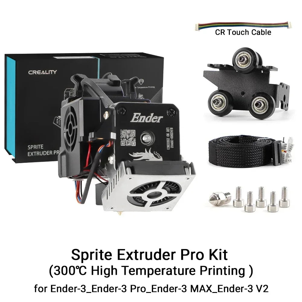 Creality Sprite Extruder Pro Kit 300 °C / 260 °C – Extrusor de Alta Temperatura, Instalación Sencilla y Rendimiento Mejorado