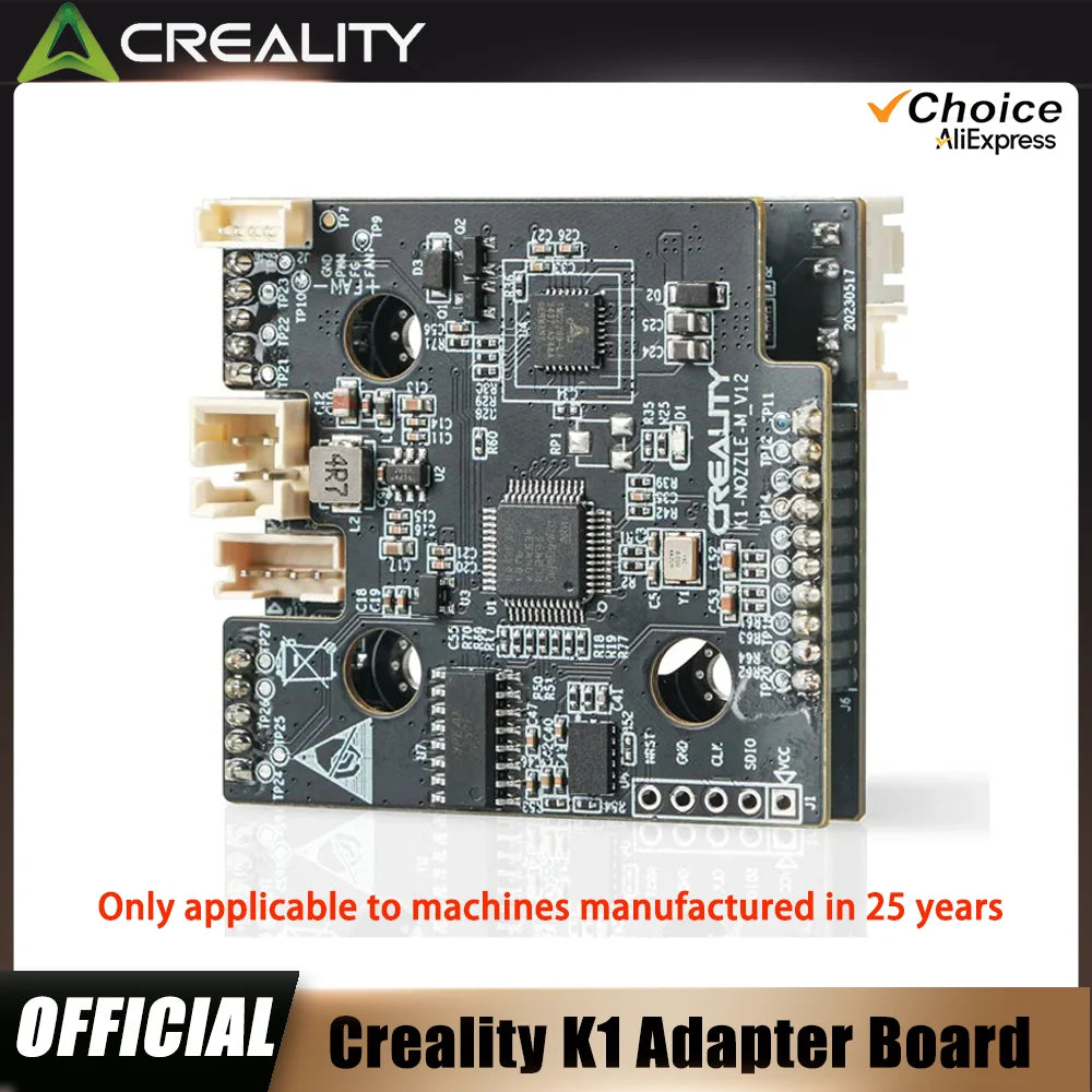 Creality K1/K1C/K1 Max 2025 – Kit Hotend Nueva Versión + Placa PCBA Adaptadora T9 GD32F303CBT6