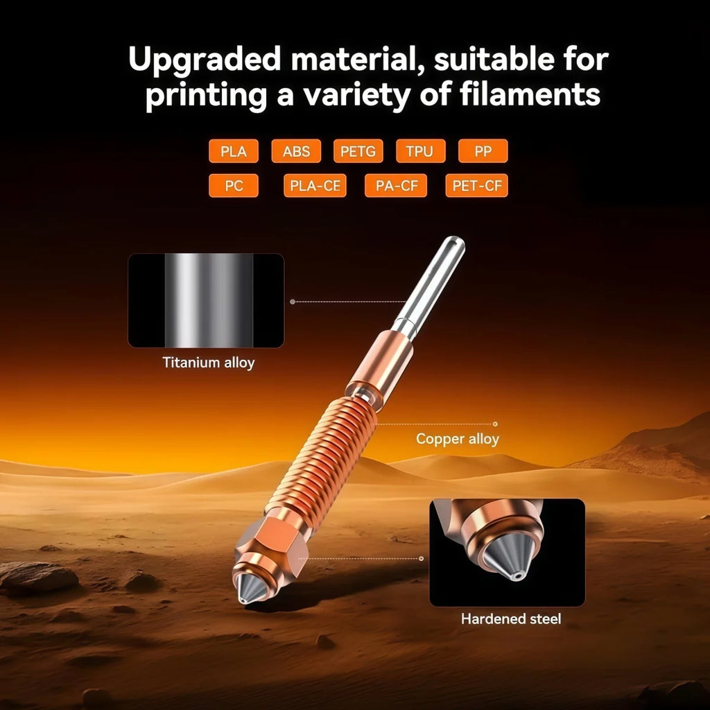 Creality K1/K1C/K1 Max 2025 – Kit Hotend Nueva Versión + Placa PCBA Adaptadora T9 GD32F303CBT6